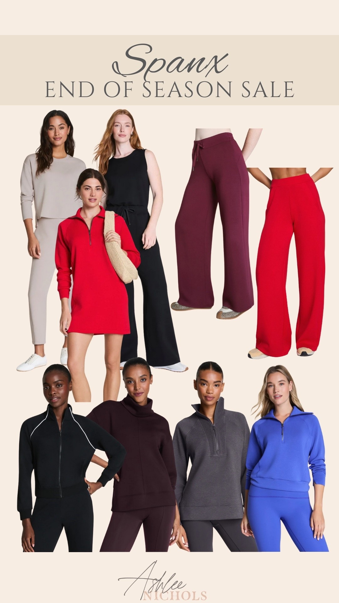 Spanx end of season sale!

Athleisure,
Jumpsuit, matching set, pullover sweatshirt

#LTKFindsUnder100 #LTKSeasonal #LTKSaleAlert