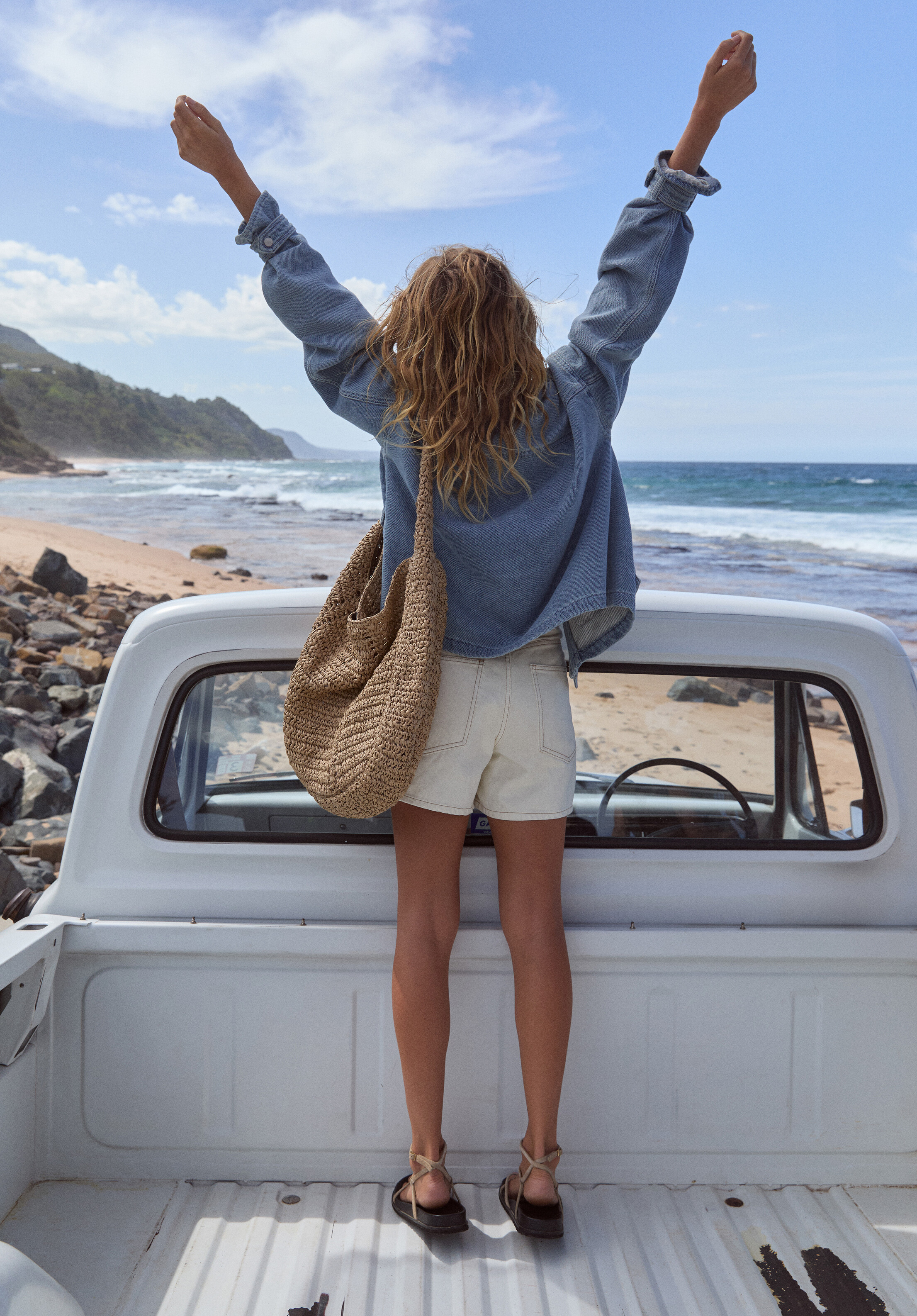 Raffia Oversized Tote Bag | Hush UK