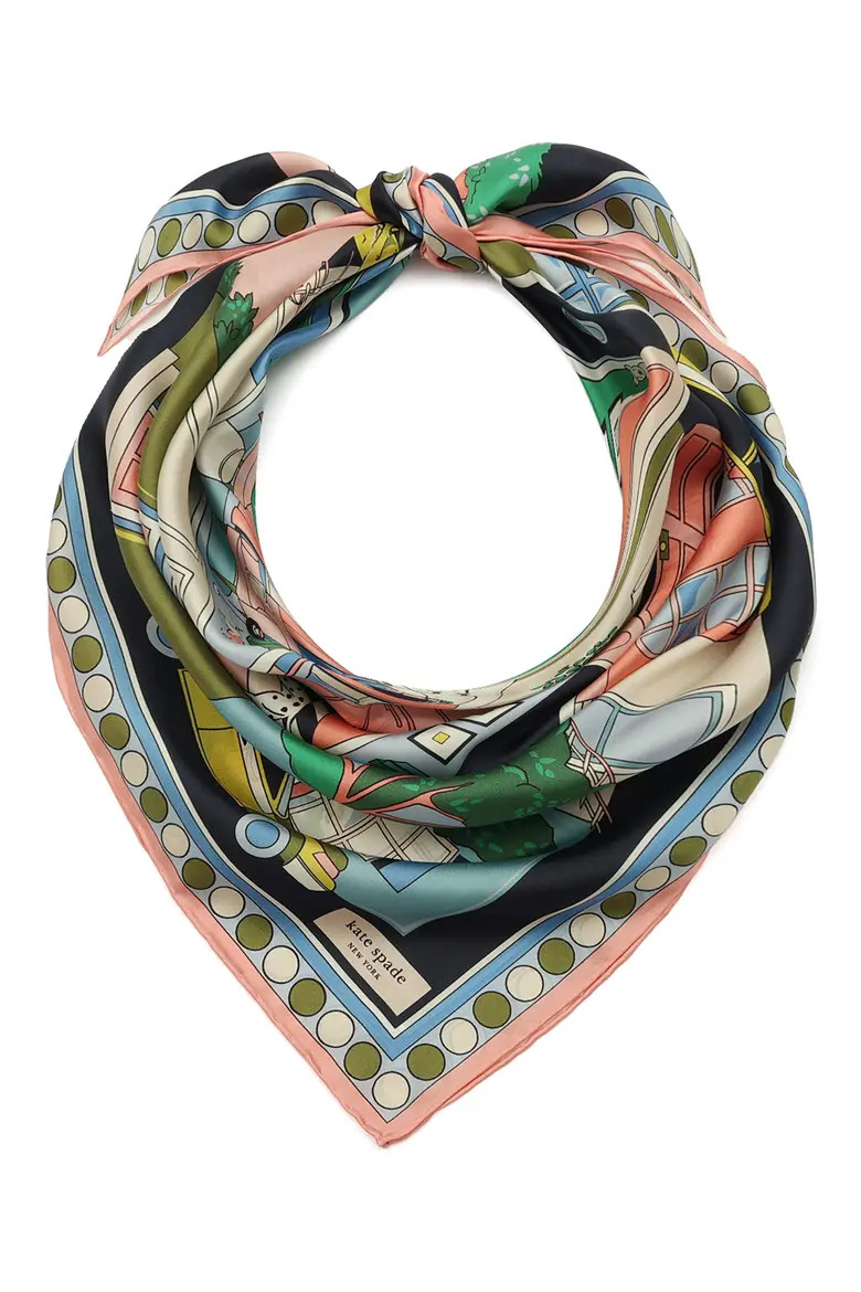 townhouse silk square scarf (Women) | Nordstrom | Nordstrom
