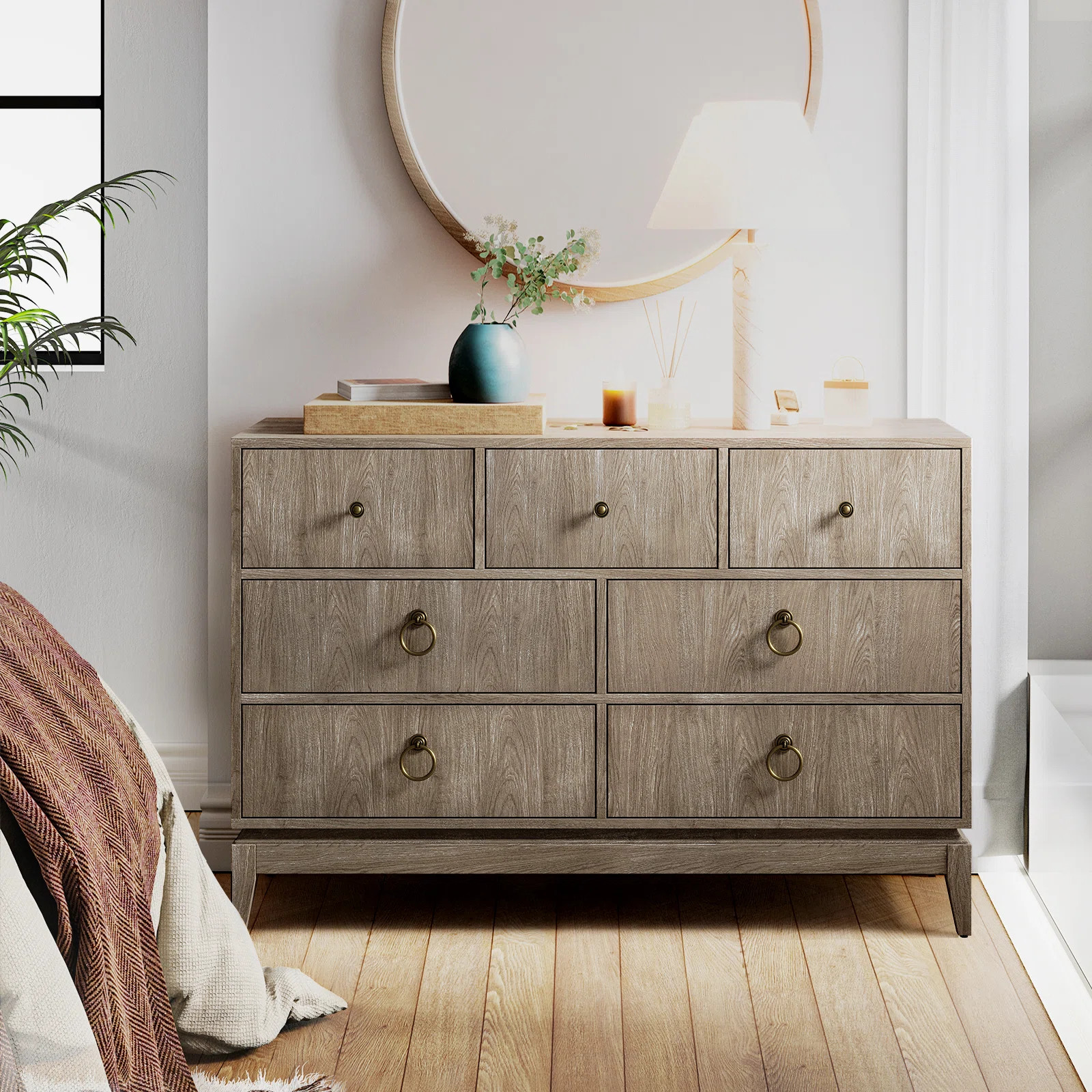 Lark Manor™ Boxholm 7 - Drawer Double Dresser & Reviews | Wayfair | Wayfair North America