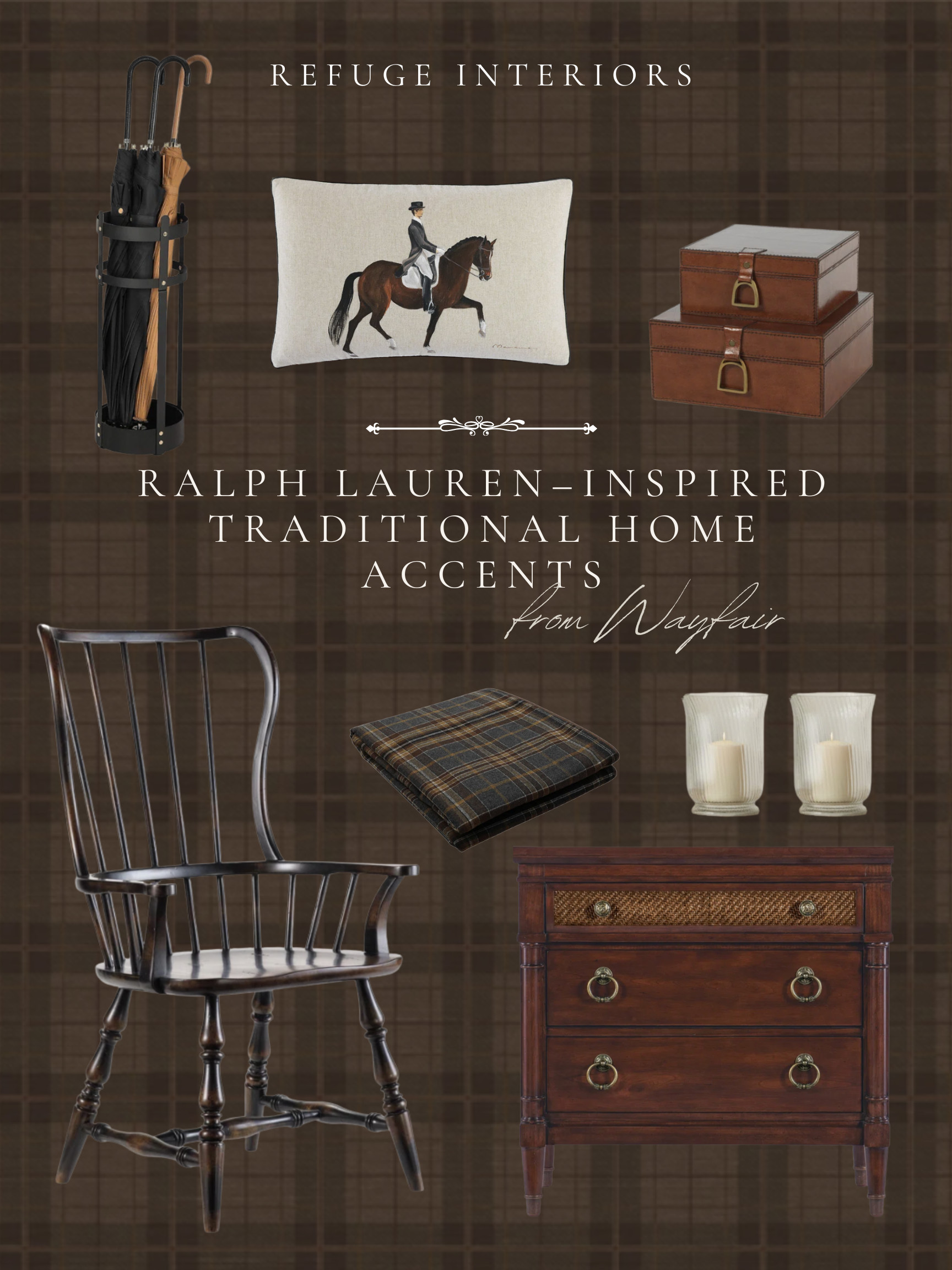 Classic, Ralph Lauren–inspired home accents from Wayfair 

 #LTKHome