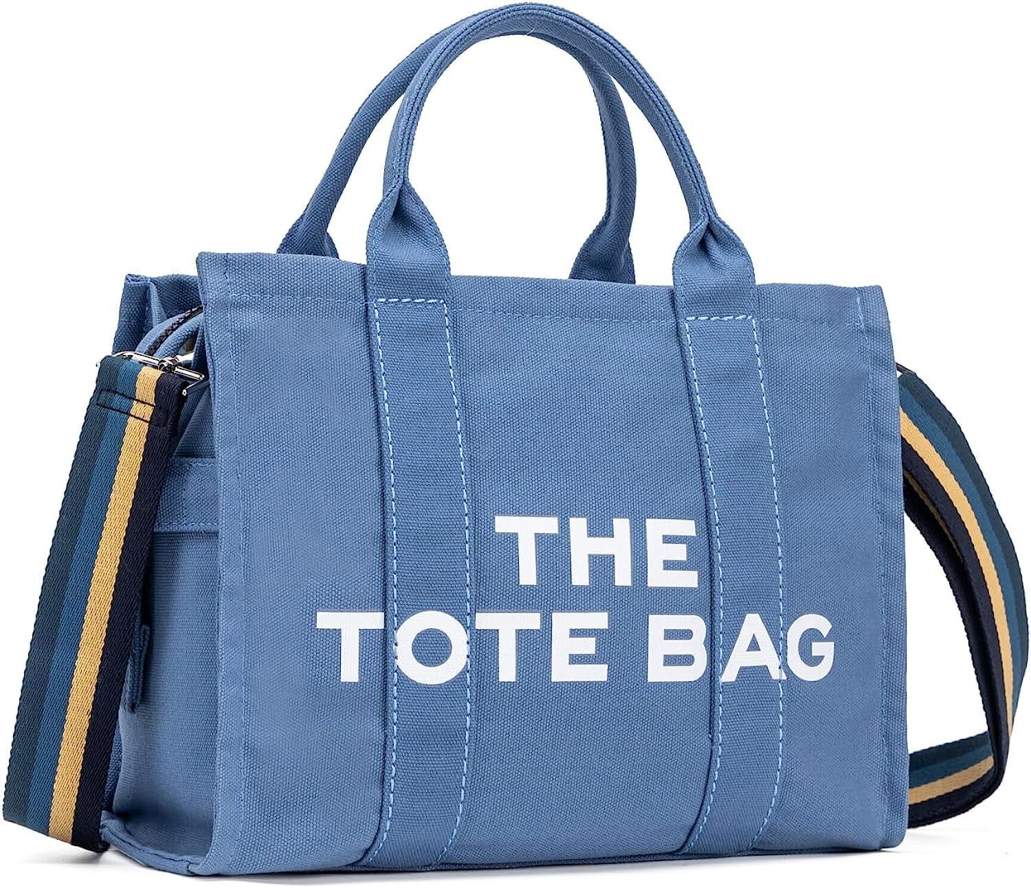KABAQOO Canvas Tote Bag Girls Casual Crossbody Handbags Satchel Fashion Shoulder Bags for Women B... | Walmart (US)