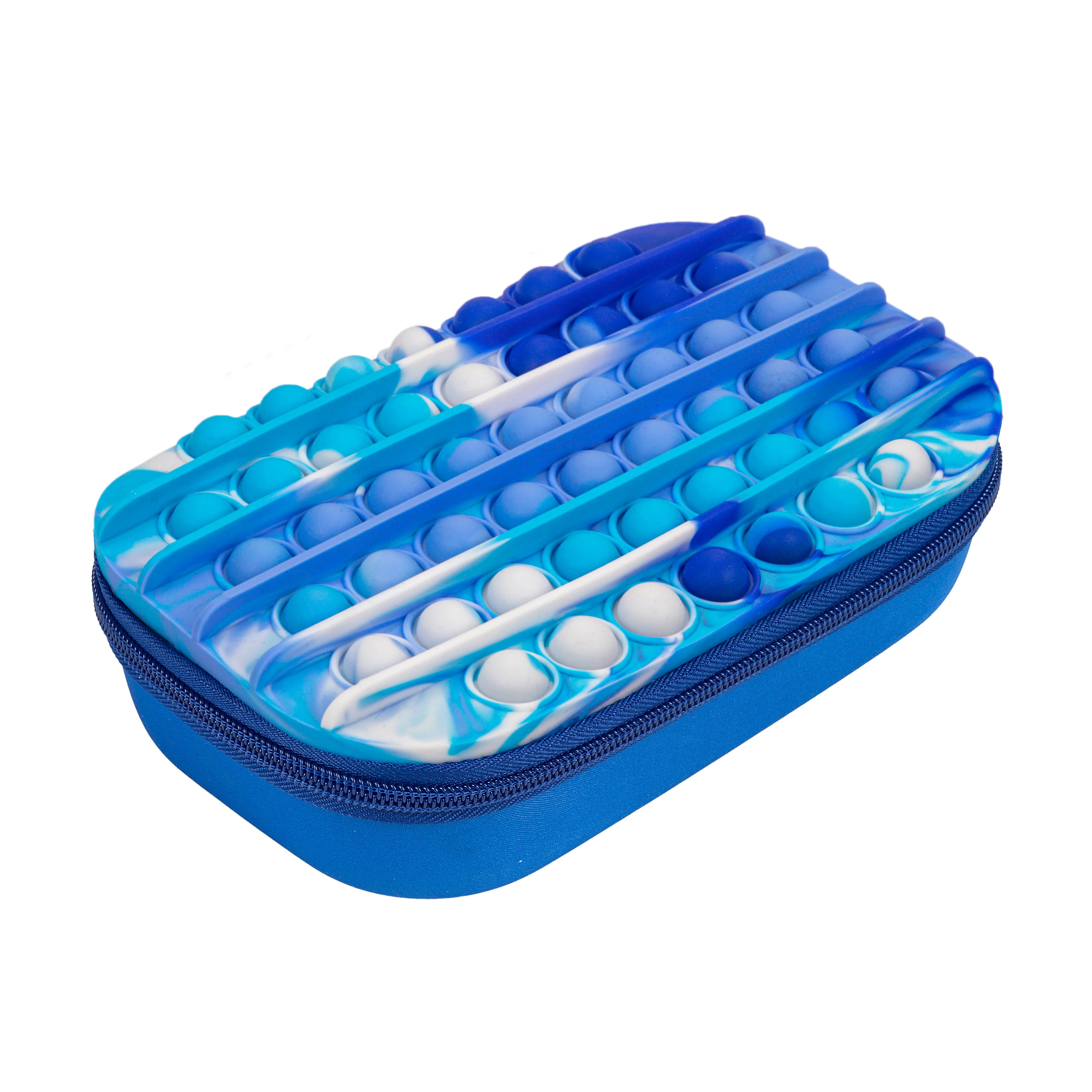 ZIPIT Zip & Pop Pencil Box for Kids, Pencil Case for Elementary School, Blue | Walmart (US)