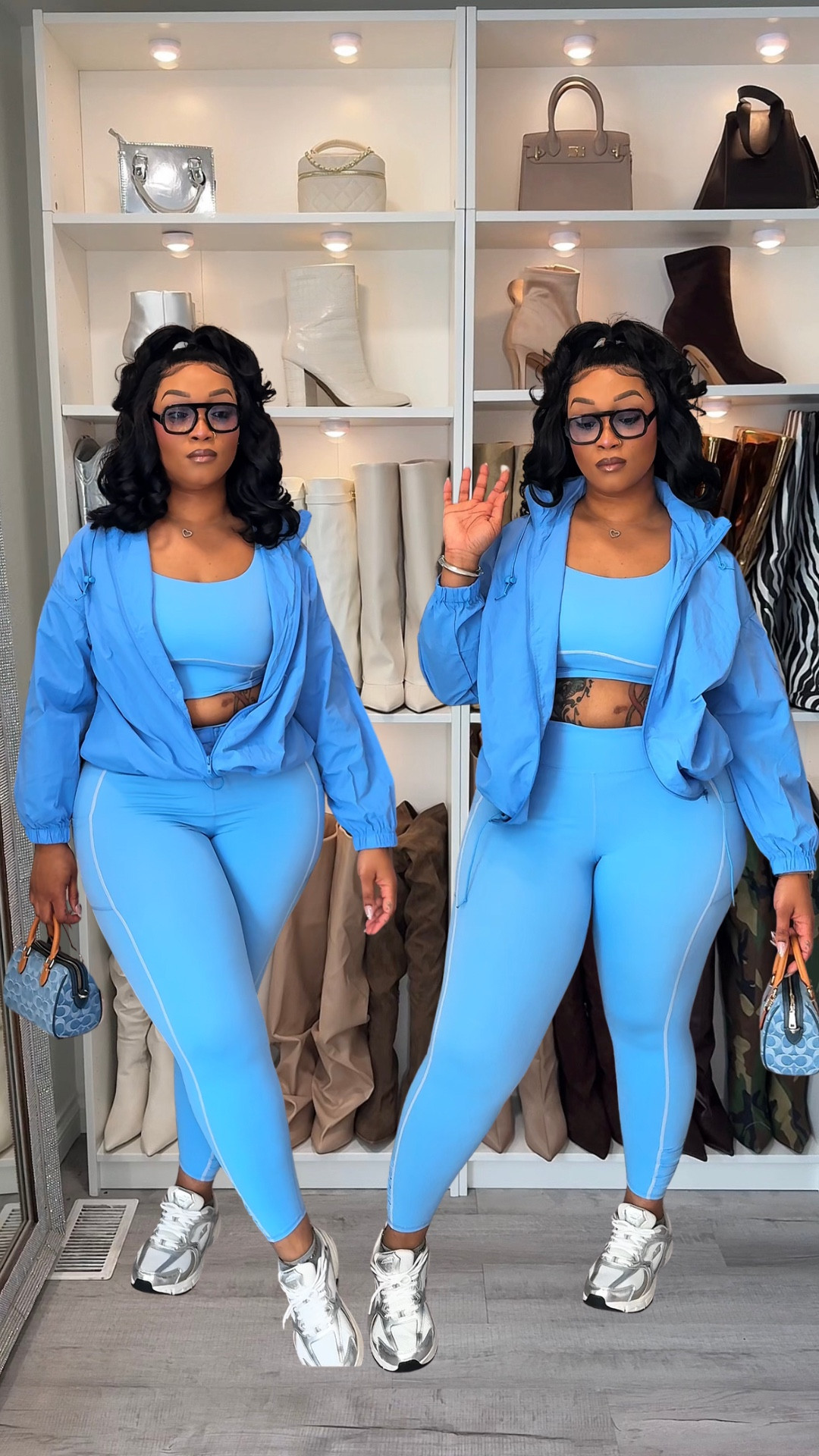 Hey Beauties 🩷

Real quick OOTD from yesterday 🤗 I also grabbed this combo in pink that I’ll likely wear sometime this weekend. It’s so comfy and soft plus the bra has really good support 😌

Set Large
Jacket Medium 

I’m 5’8, 225 pounds for sizing reference 


#LTKootd #LTKgrwm #LTKMidsize