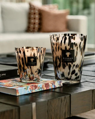 SCENTED CANDLE PEARLS BLACK | Baobab Collection USA