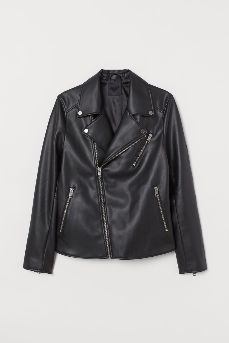 H & M - Biker Jacket - Black | H&M (US)
