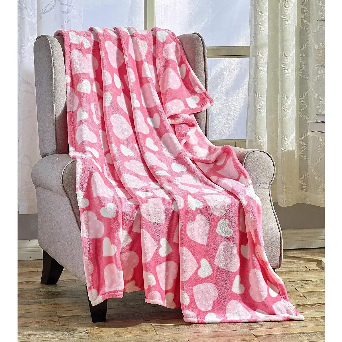 Valentine's Day Love & Hearts Collection Ultra Plush & Comfy Throw Blanket (50" x 60") | Target