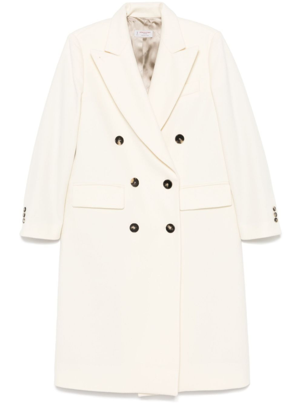 Alberto Biani virgin wool coat - White | Farfetch Global