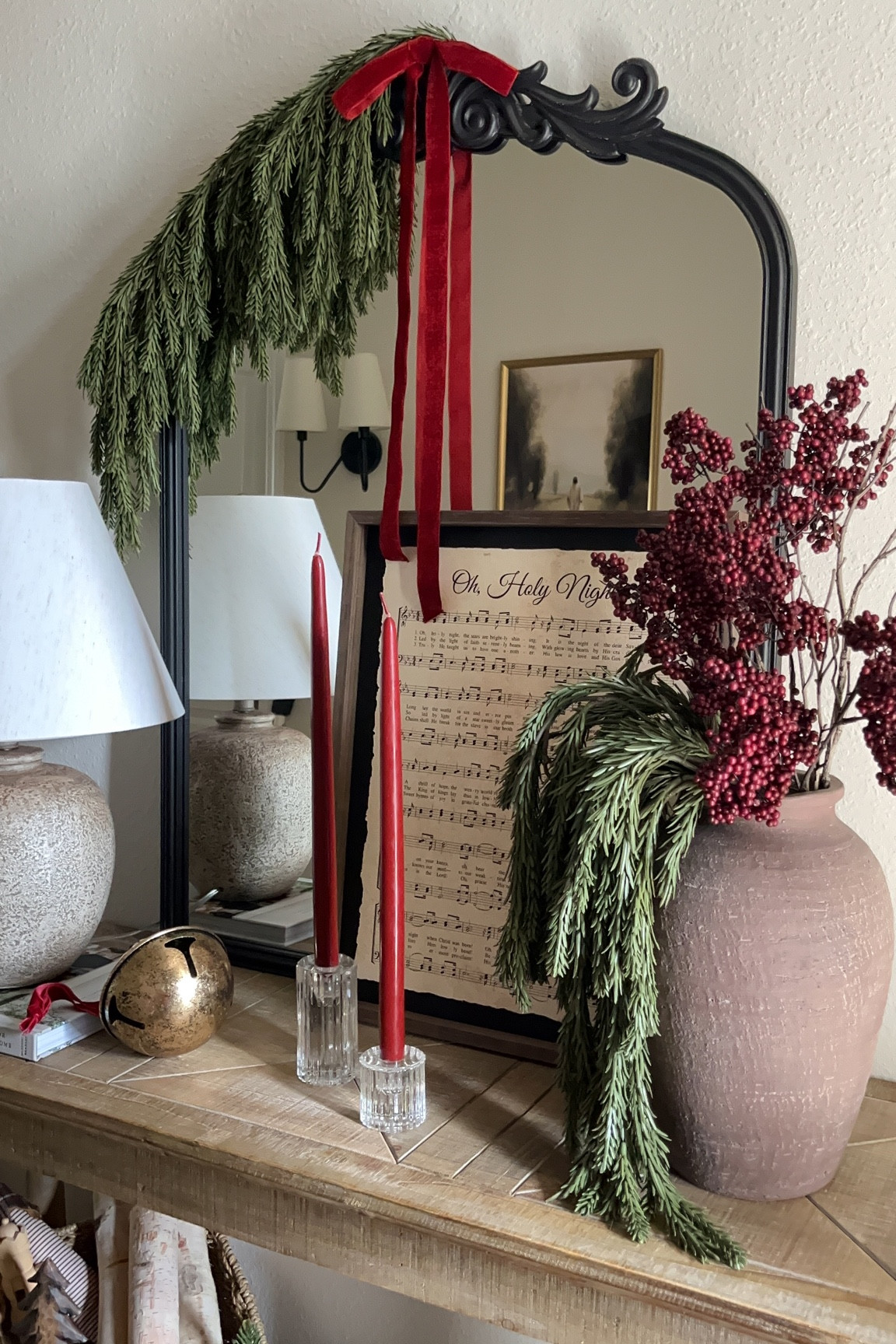 Holiday entryway decor ✨🎁

#LTKHome #LTKHoliday #LTKSeasonal