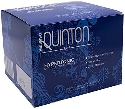 Original Quinton Hypertonic Solution - Filtered Sea Water Hydration - Liquid Minerals with Electr... | Amazon (US)