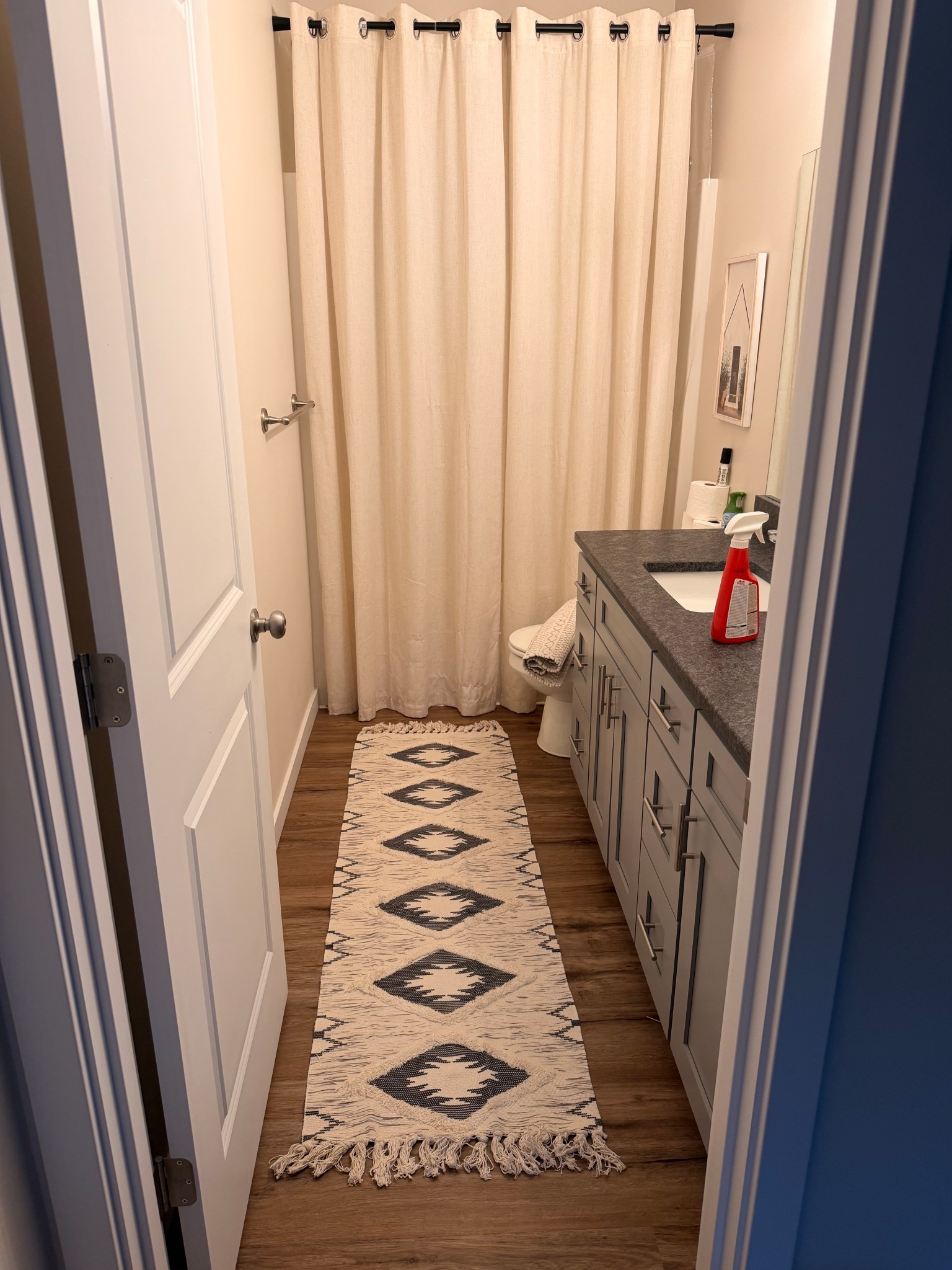 I love decorating but decorating on a budget can be difficult. Also I’m pretty indecisive. I just added this runner to our bathroom and I am so in love 😍 
It’s on sale and it’s washable! 

#LTKHome #LTKFindsUnder50 #LTKSaleAlert