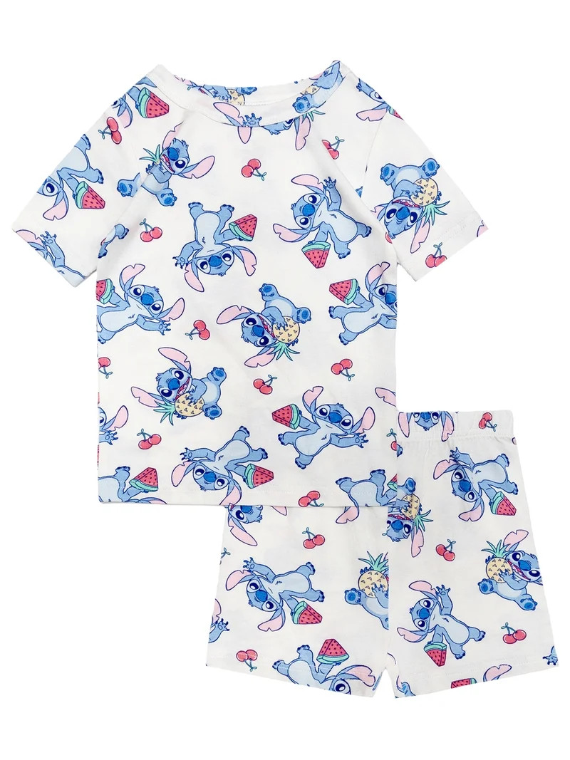 Character Toddler Tee and Shorts Viscose Pajama Set, 2-Piece, Sizes 12M-5T | Walmart (US)