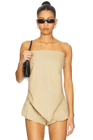 LIONESS New York Bandana Top in Camel from Revolve.com | Revolve Clothing (Global)
