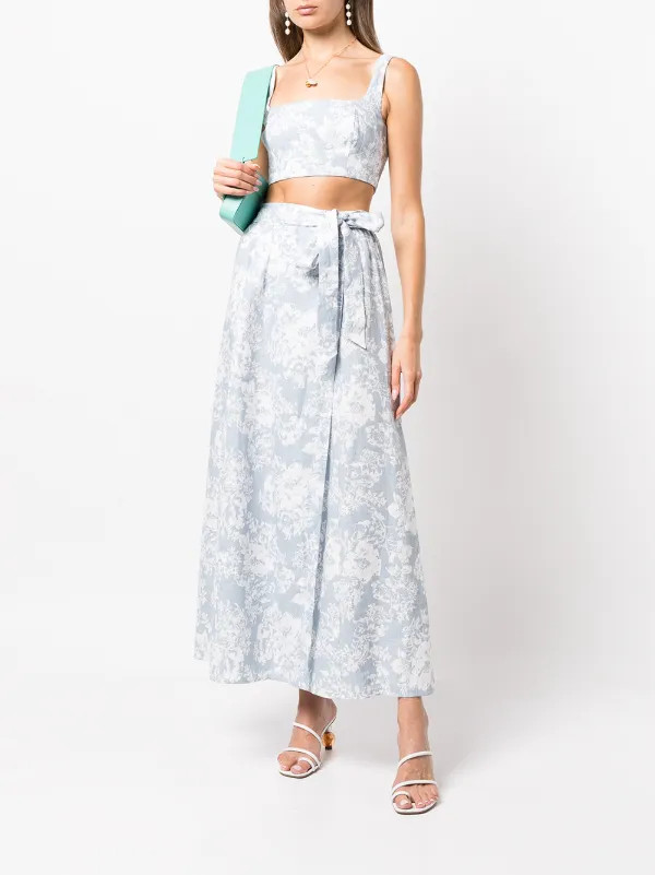 Reformation Palm Linen Dress - Farfetch | Farfetch Global