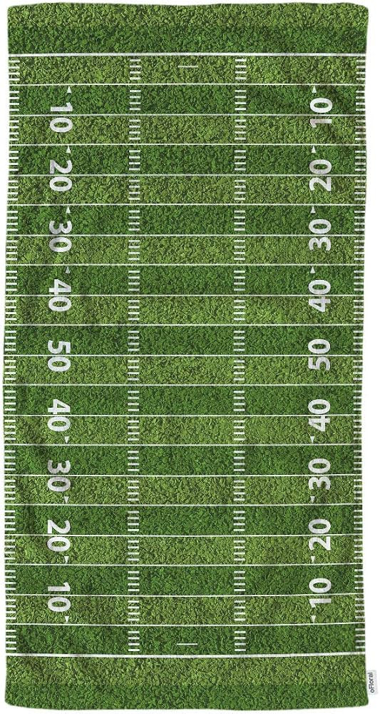 Hand Towels Cotton Washcloths American Football Field Green,Comfortable Soft Towels for Bathroom ... | Amazon (US)