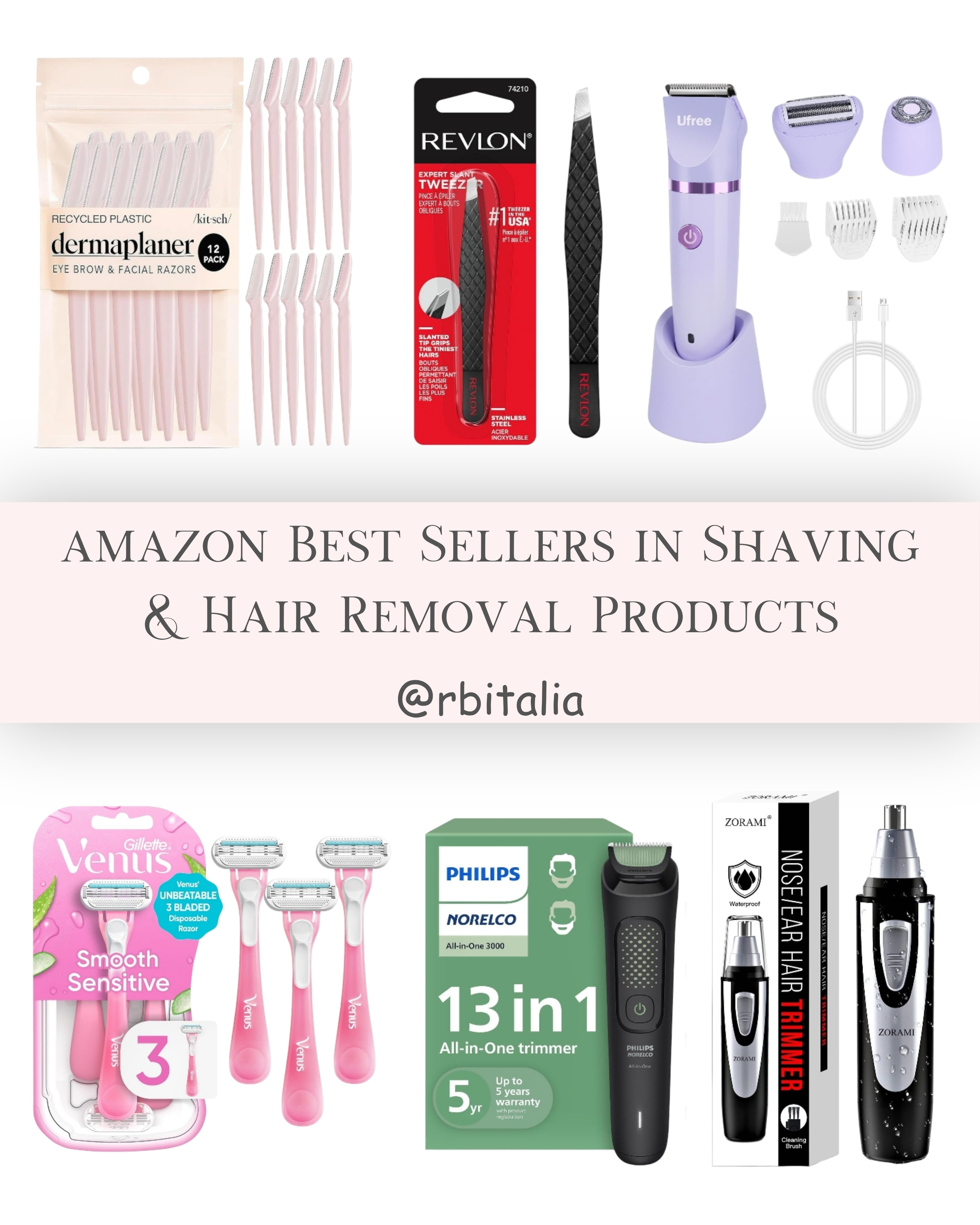 Achieve smooth results with these top-rated Amazon best sellers in shaving and hair removal. These viral favorites are essential for your grooming routine and highly effective for daily use. Click the link in bio to shop these must-have finds! #AmazonBeauty #SmoothSkin #AmazonBestSeller 

 #LTKselfcare #LTKSaleAlert #LTKBeauty