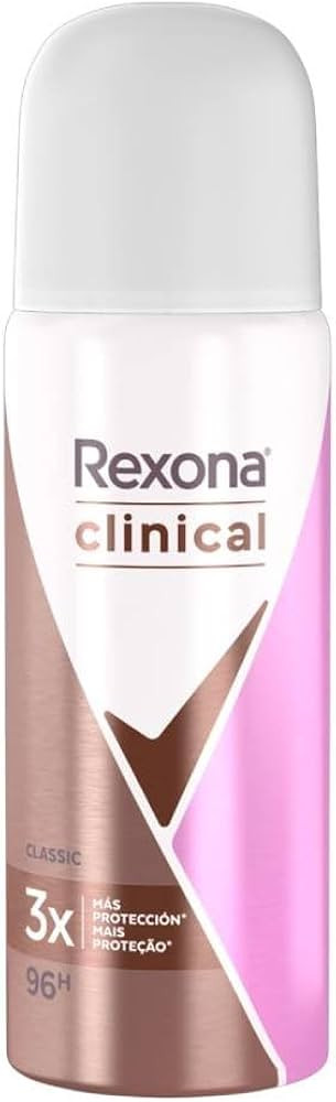 Desodorante Antitranspirante Aerosol Rexona Woman Clinical Classic ExtraDry 55ml | Amazon (BR)