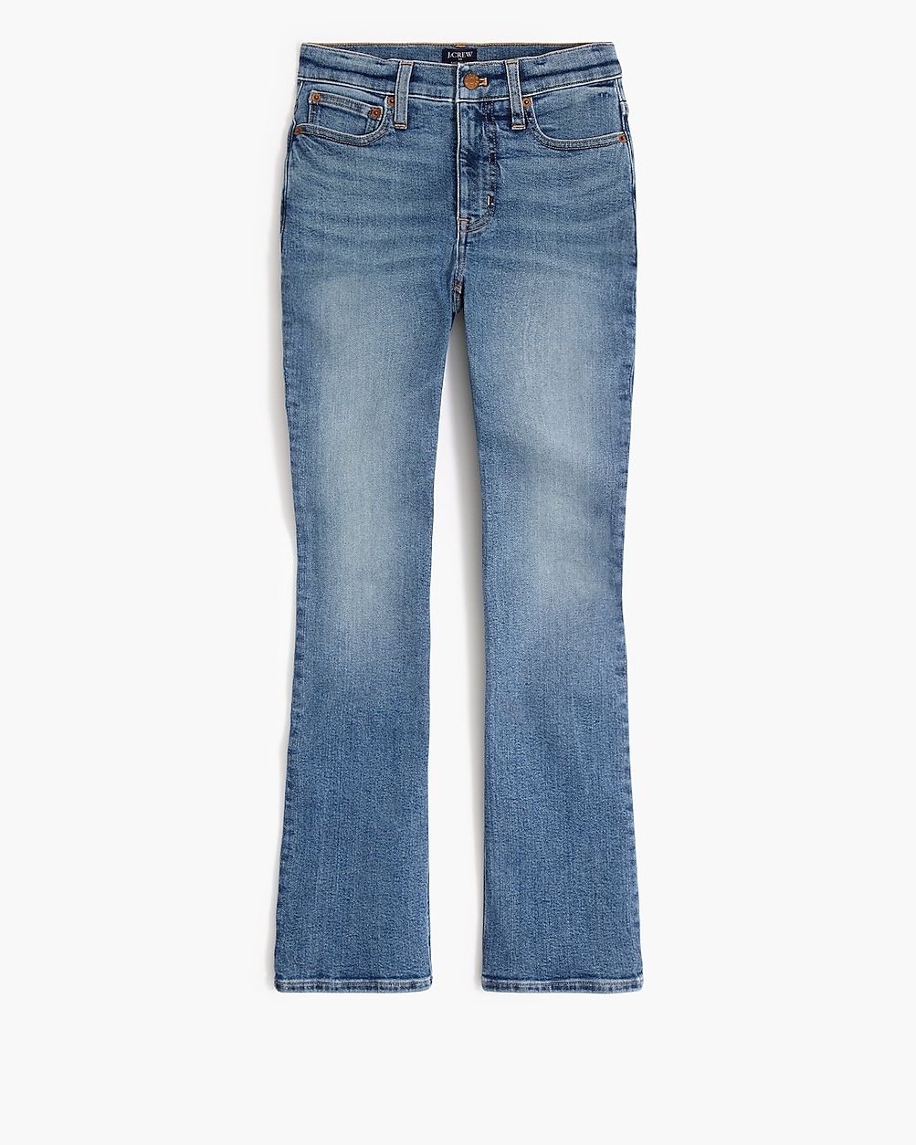 Flare crop jean in signature stretch | J.Crew Factory