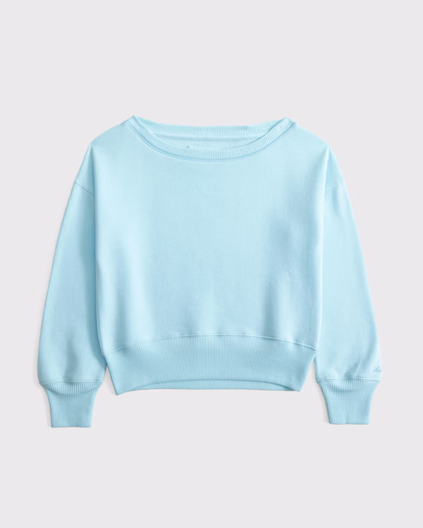 essential off-the-shoulder sweatshirt | Abercrombie & Fitch (US)