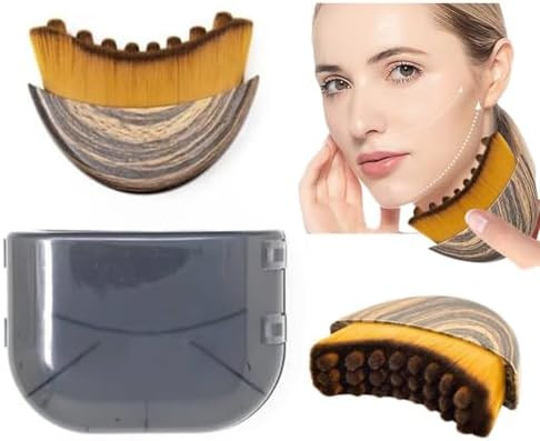 1/2 PCS Lymphatic Contour Face Brush for Sculpting – Anti-Puffiness, Detox & Lift, Improves Ski... | Amazon (US)