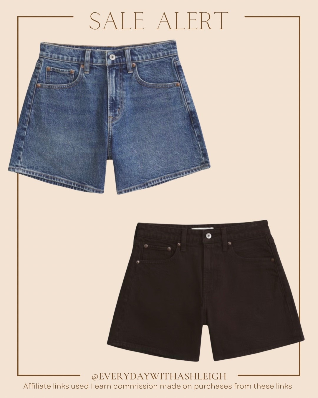 The most perfect denim shorts are on sale! 🙌 I love them because they wash and wear so well. They’re 99% cotton, have a clean hem, and a 5-inch inseam. I have them in the medium wash and dark brown. If you’re looking for a great pair of denim shorts, give these a try and thank me later. 😉

#LTKmomlife #LTKootd #LTKSaleAlert