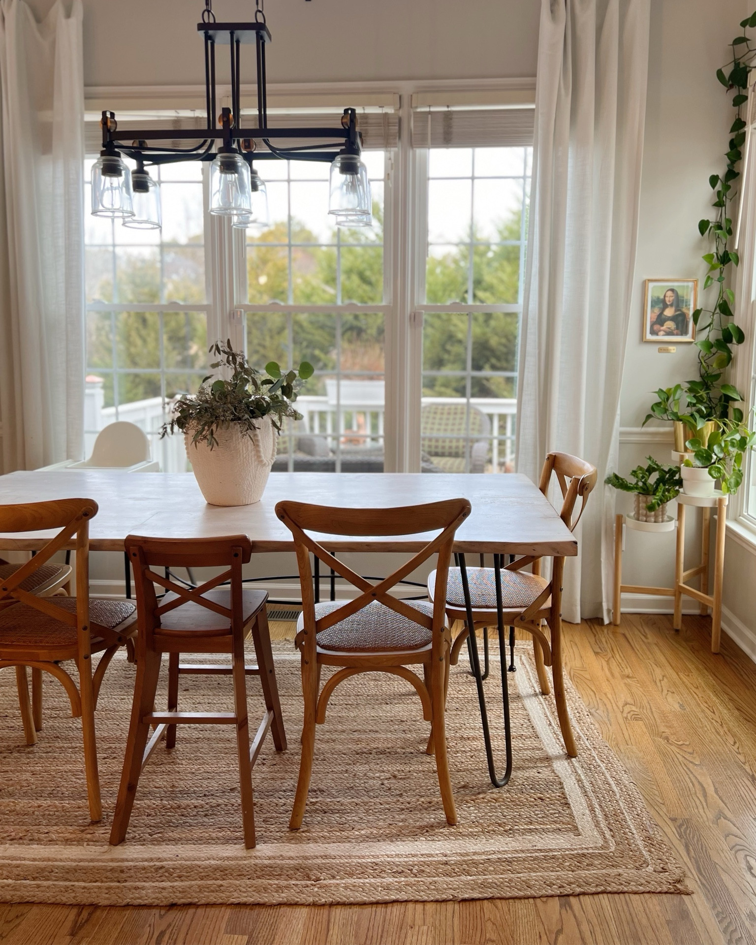 Our kitchen dinning nook. The table was found at a local shop called Bardo in the North GA mountains.

#LTKkids #LTKhome #LTKfamily