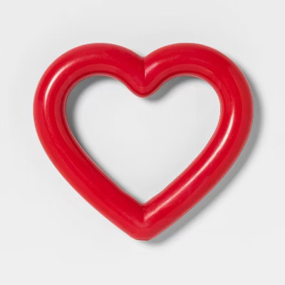 Rubber Heart shape Dog Toy - Red - Boots & Barkley™ | Target