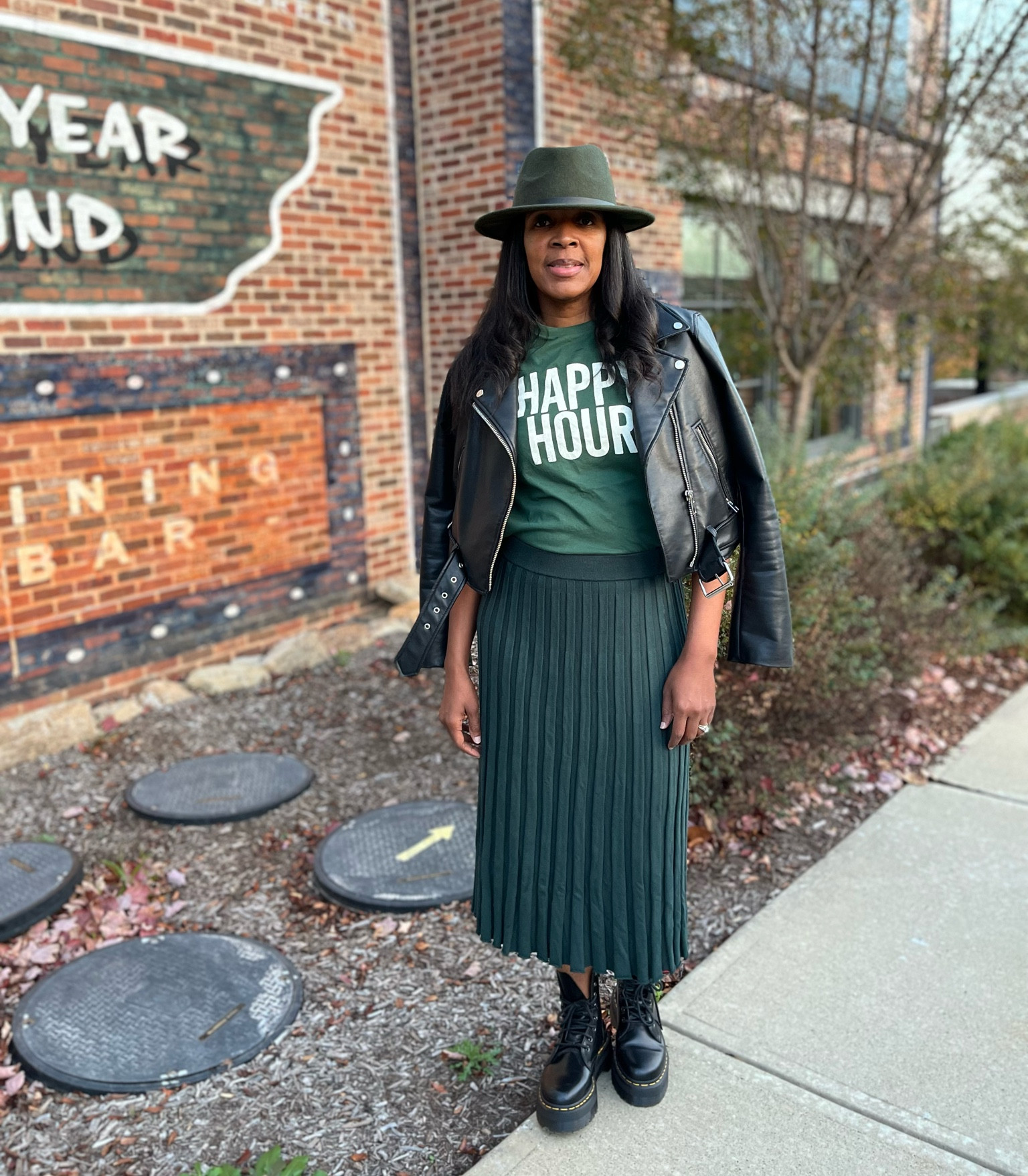 Skirts with doc store martens