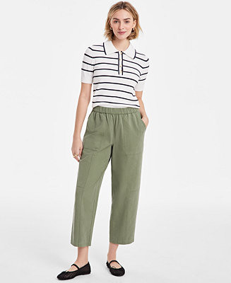 On 34th Women's Pull-On Utility Barrel Pants, Exclusively at Macy's - Macy's | Macy's