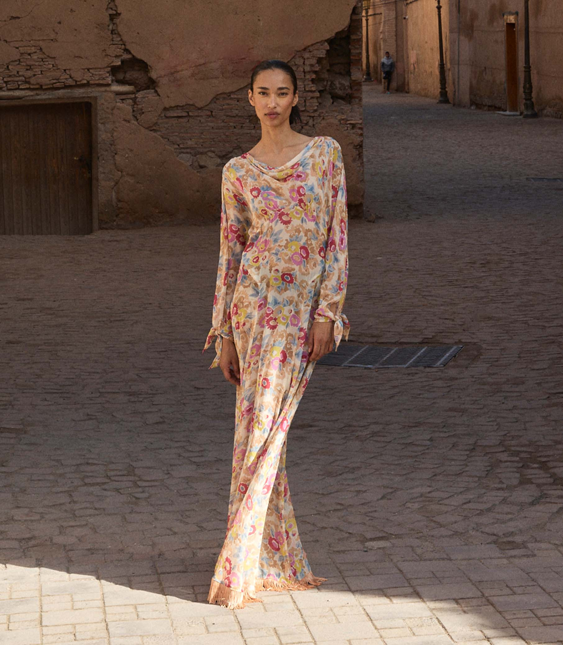 Ophelia Dress - Jardin De Camelias | DÔEN | DOEN