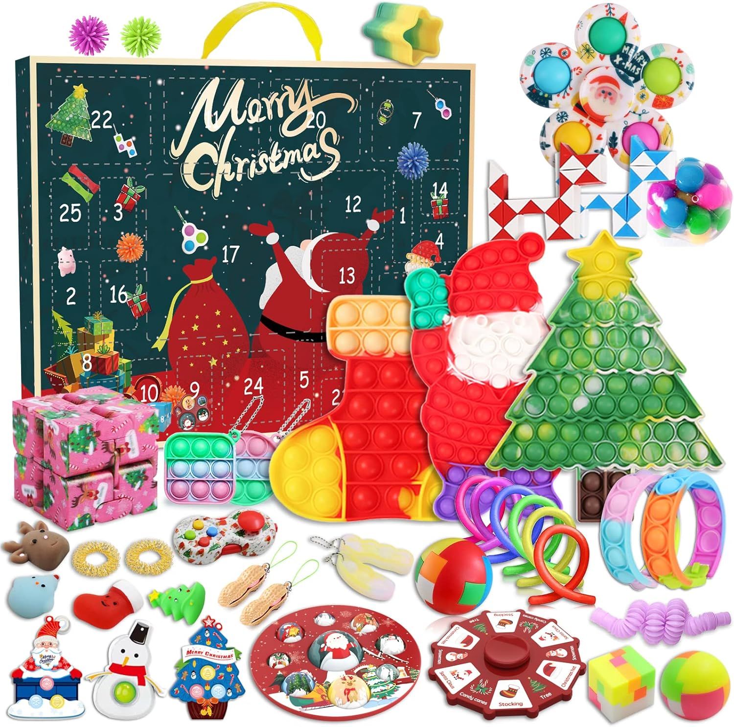 Advent Calendar 2021, Kids Popitsfidget Simple-Dimple 2021 Advent Calendar, Advent calendars for ... | Amazon (US)