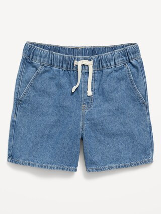 Above Knee Super Baggy Pull-On Jean Shorts for Boys | Old Navy (US)