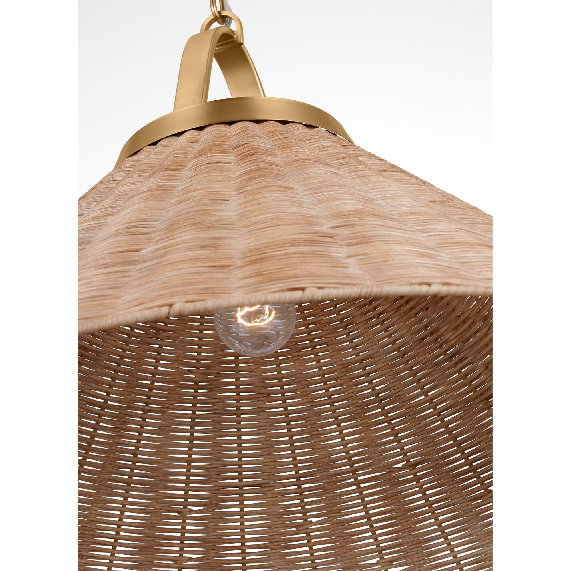 Visual Comfort Studio Collection Chapman & Myers Whitby 22 Inch Large Pendant | 1800 Lighting