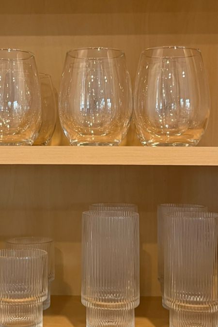Amazon glass ware 
Amazon stemless wine glasses 
Amazon ribbed glasses 


#LTKhome