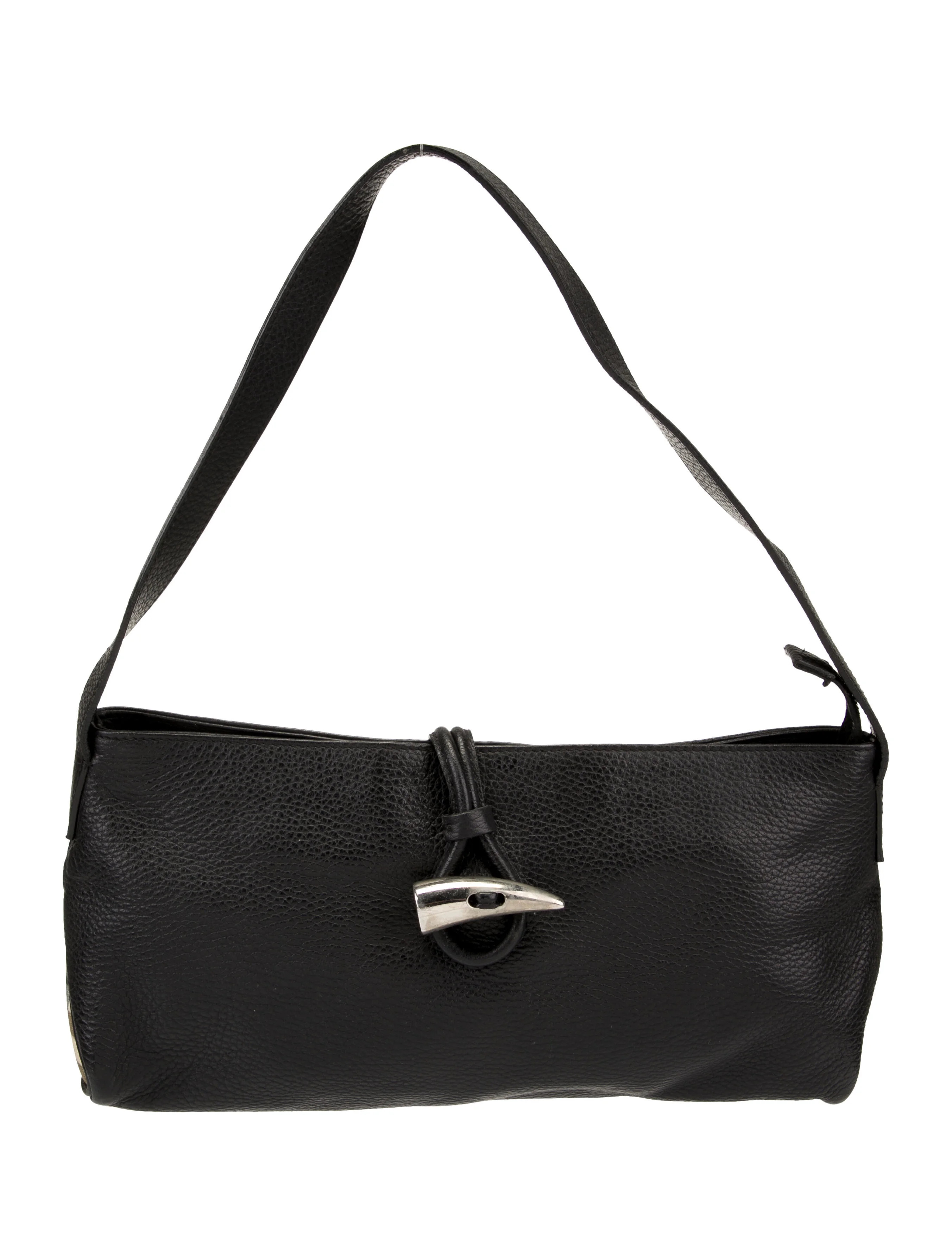 Nova Check Trimmed Leather Shoulder Bag | The RealReal