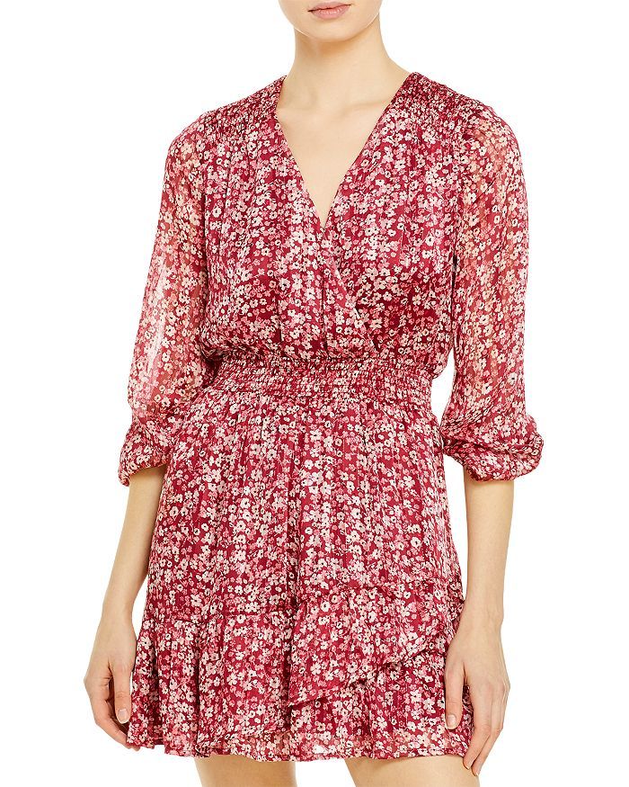 AQUA Ditsy Floral Faux Wrap Dress - 100% Exclusive Back to Results -  Women -  Dresses - Blooming... | Bloomingdale's (US)
