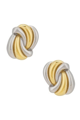 Lovers and Friends x Emma Rose Amy Earrings in Silver And Gold from Revolve.com | Revolve Clothing (Global)