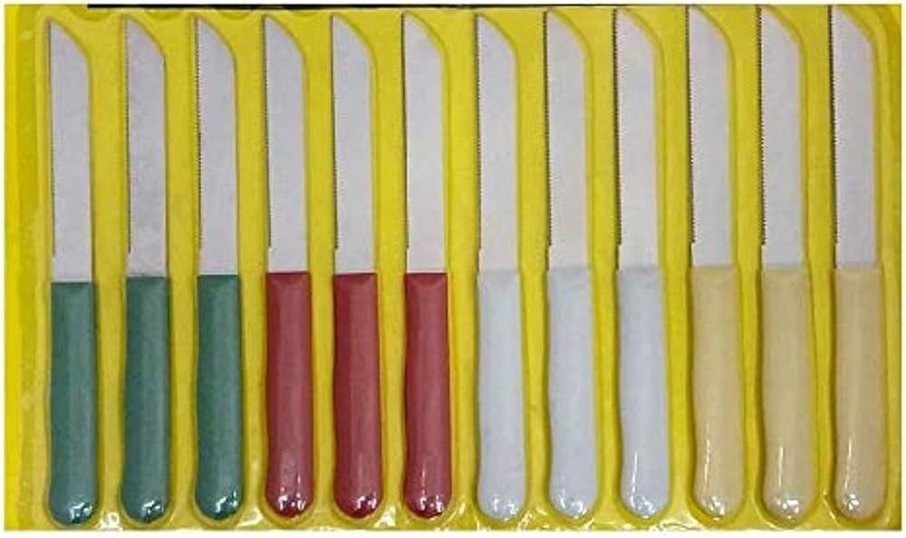 Stainless Steel Kitchen Knives Set (12 Pieces) | Amazon (US)