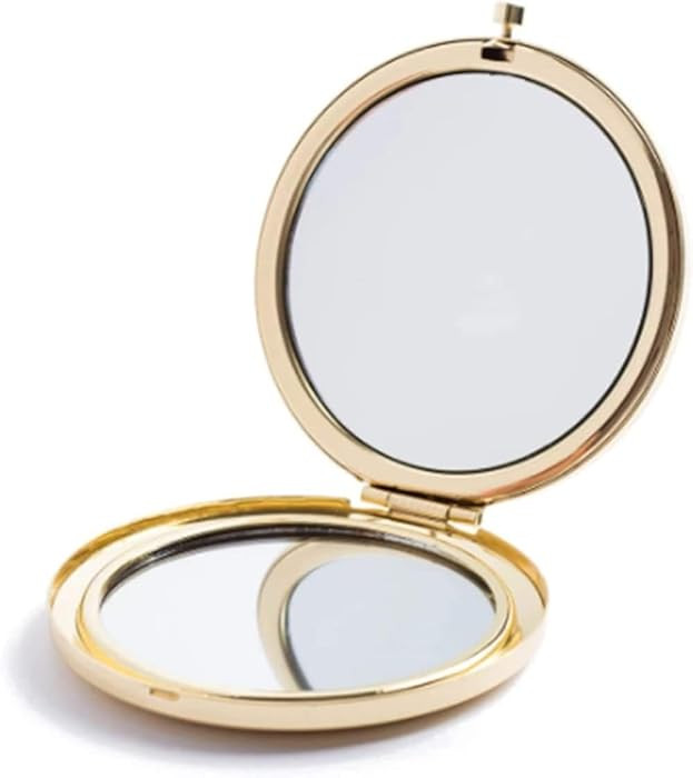 MIHAGUTY Magnifying Compact Mirror for Purses with 2 x 1x Magnification, Folding Mini Pocket Doub... | Amazon (US)