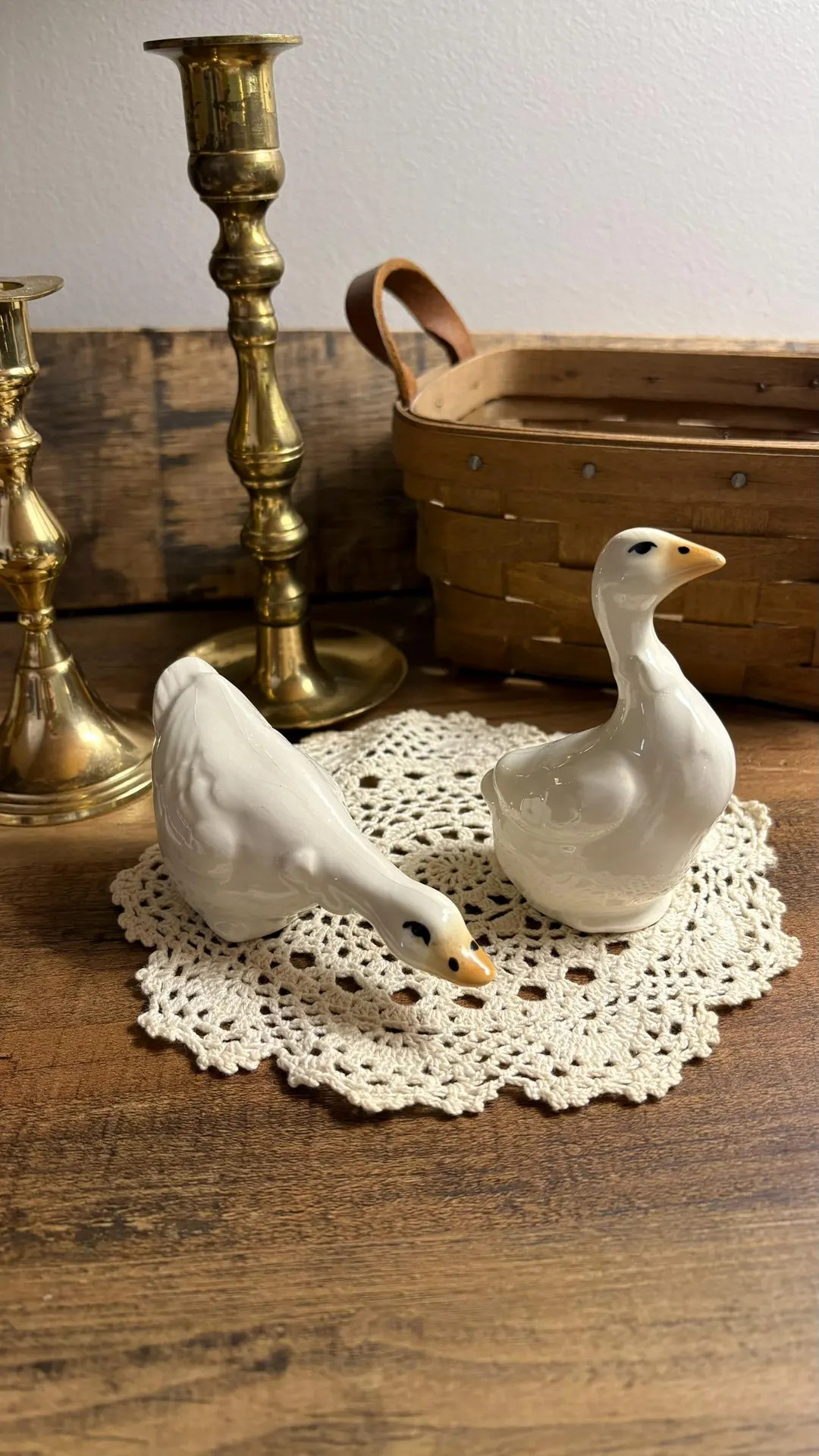 Vintage Mini Geese Trinkets/Sitters | Etsy (US)