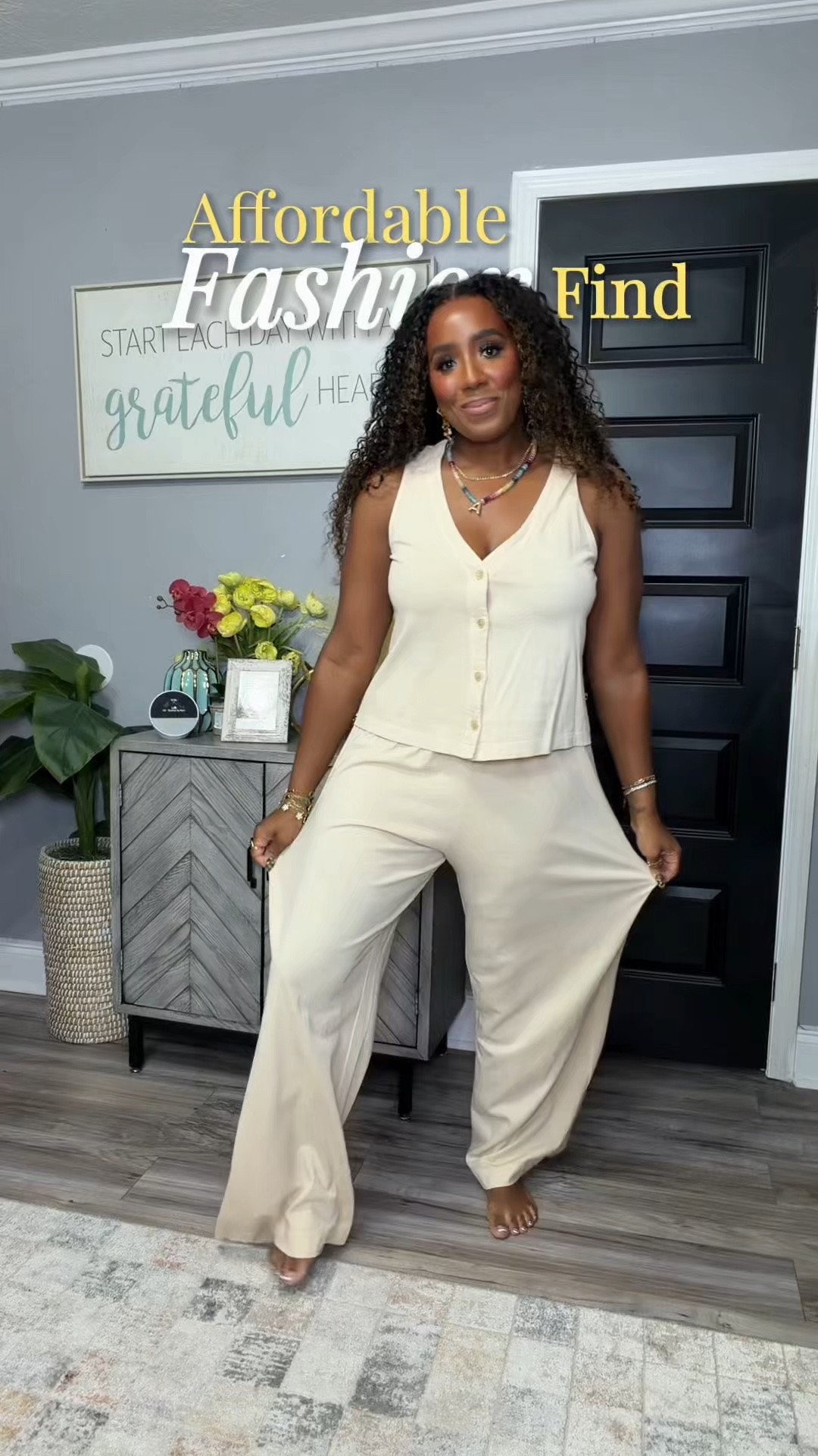 Affordable fashion finds—all under $50! 🙌🏾 From relaxed matching sets and wide-leg pants to lightweight cardigans and easy everyday basics, these pieces are perfect for running errands, travel, lunch dates, casual Fridays and everyday mom life. Cute, comfortable and easy to mix and match without overspending!

SIZING REFERENCE/stats—5’5”, 165 lbs, size 10.

#affordablefashion #fashionover40 #affordableoutfits #casualoutfits #styleover40

#LTKootd #LTKOver40 #LTKMidsize