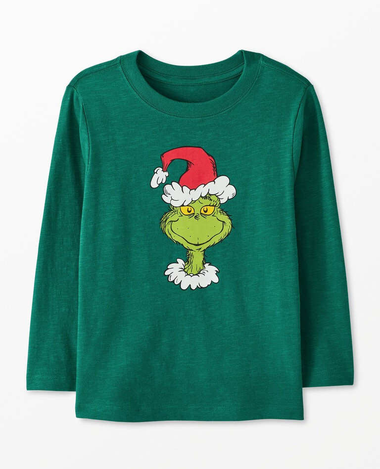 Dr. Seuss Grinch Long Sleeve Graphic Tee | Hanna Andersson