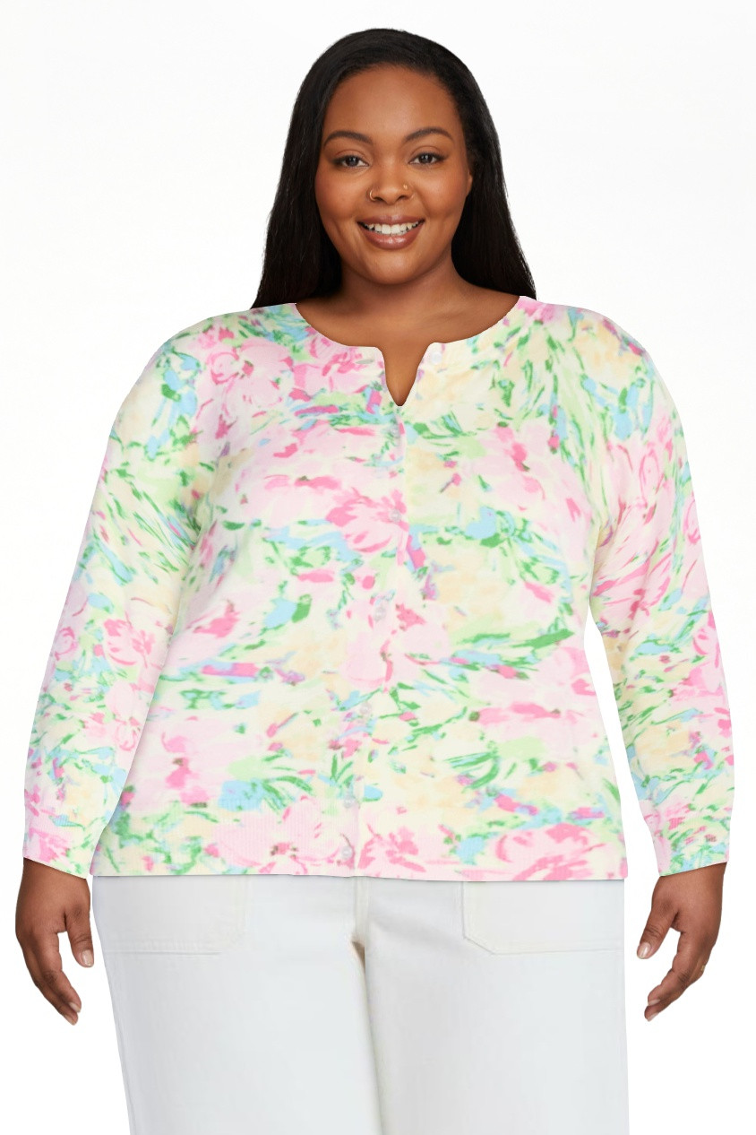 Free Assembly Women's Classic Cardigan Sweater with Long Sleeves, Lightweight, Sizes XS-4X | Walmart (US)