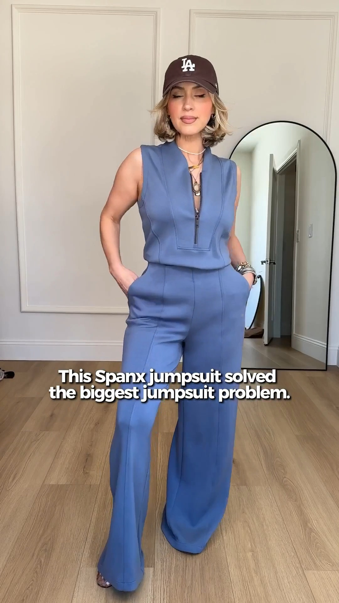 This @Spanx  jumpsuit omg!  Amazon inspired version LINKED 🙌🏼

#LTKPetite #LTKootd #LTKgrwm