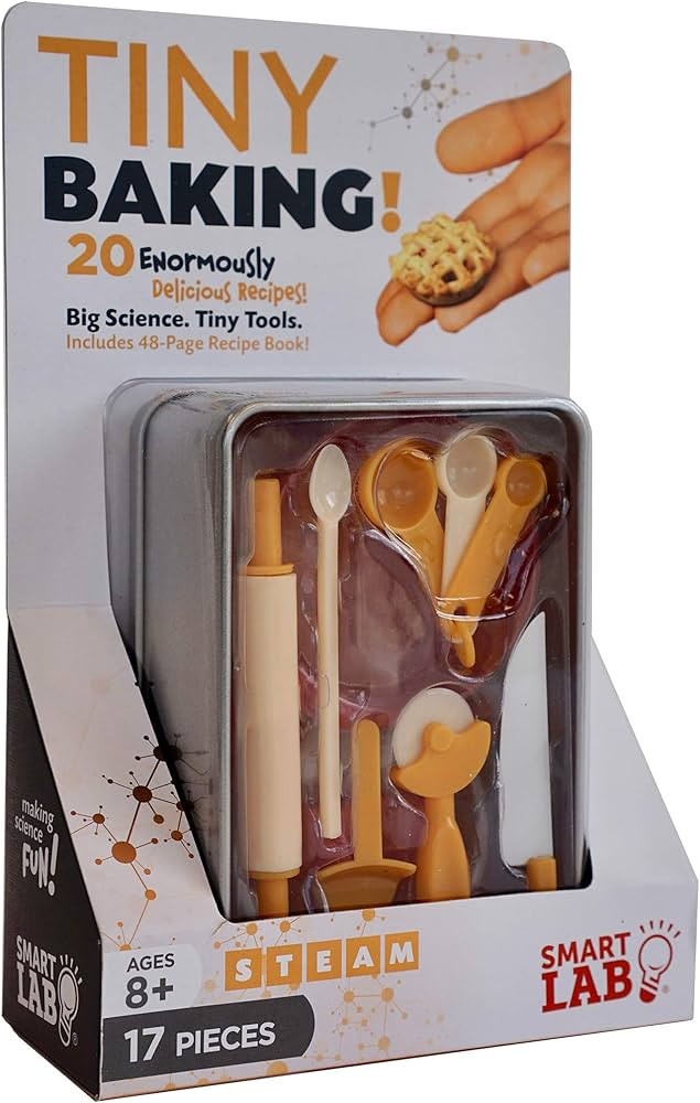 SmartLab Toys TINY Baking with 20 Delicious Tiny Recipes. Big Science. Tiny Tools. | Amazon (US)