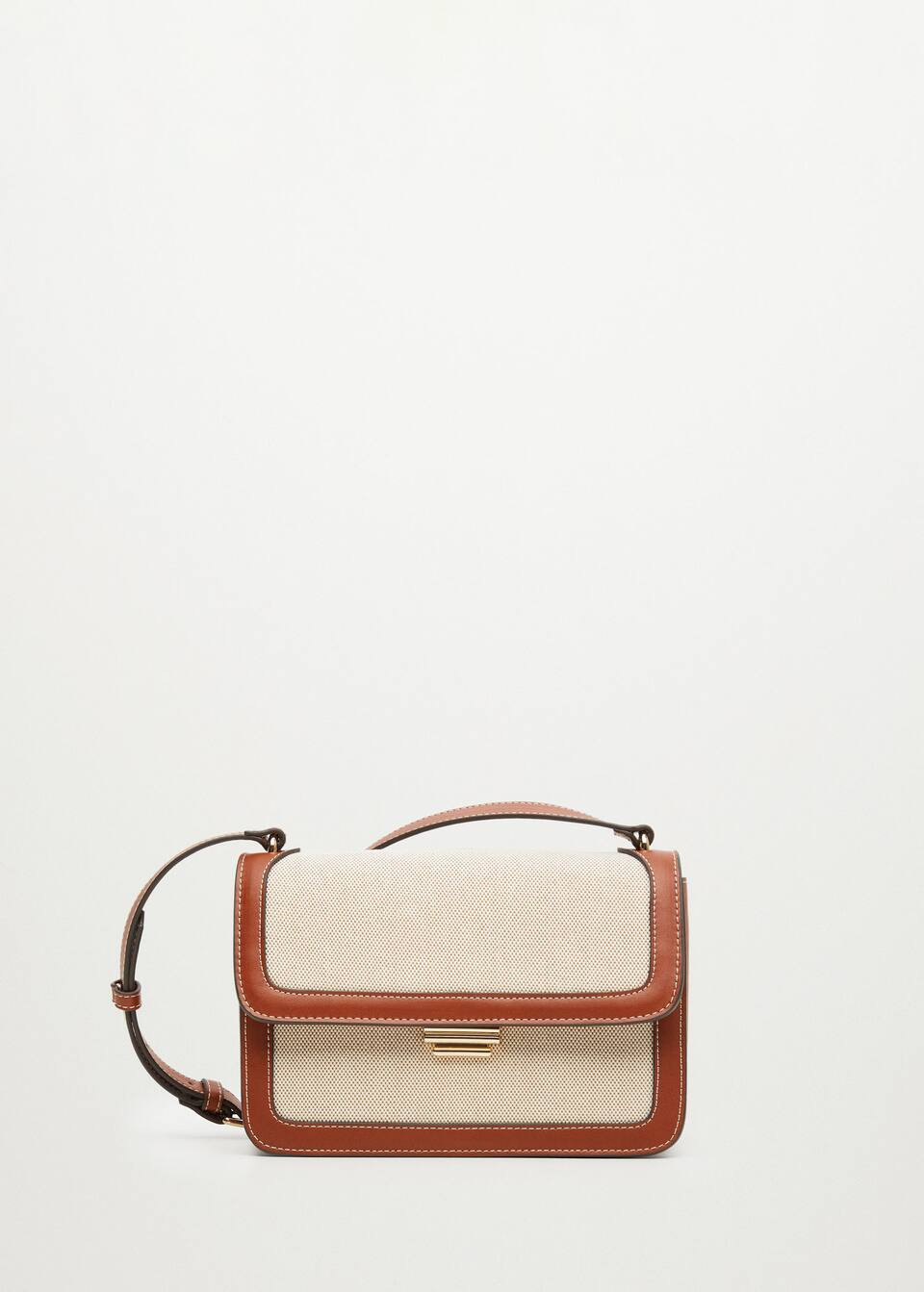 Canvas crossbody bag | MANGO (US)