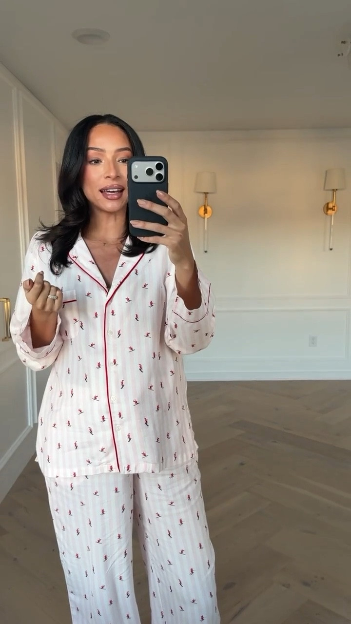 These Pjs are so comfortable, soft and they're 30% OFF right now! Wearing size M  pjs 

Holiday pjs
Christmas pjs 
Victoria's secret 

#LTKFindsUnder100 #LTKHoliday #LTKSaleAlert