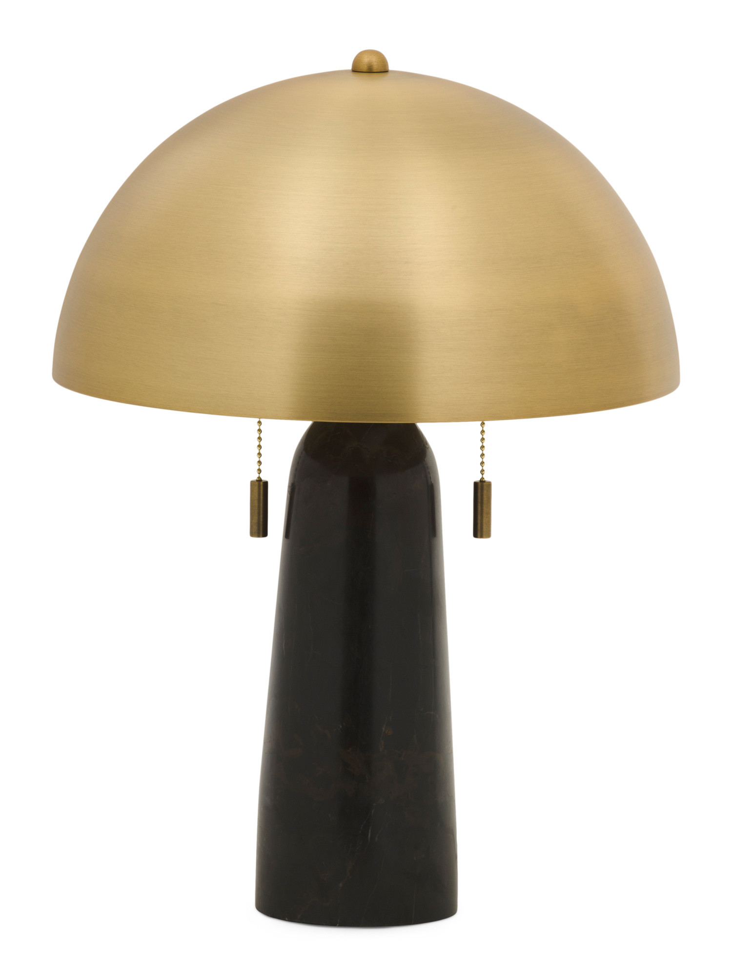 19in Solid Marble And Metal Dome Shade Table Lamp | Furniture & Lighting | Marshalls | Marshalls