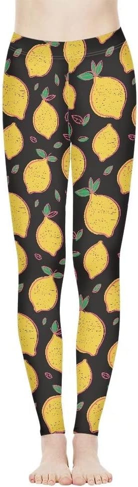 Leggings for Women High Waist Soft Summer Fruit Printed Yoga Pant Stretch Gym Workout Casual Boot... | Amazon (US)