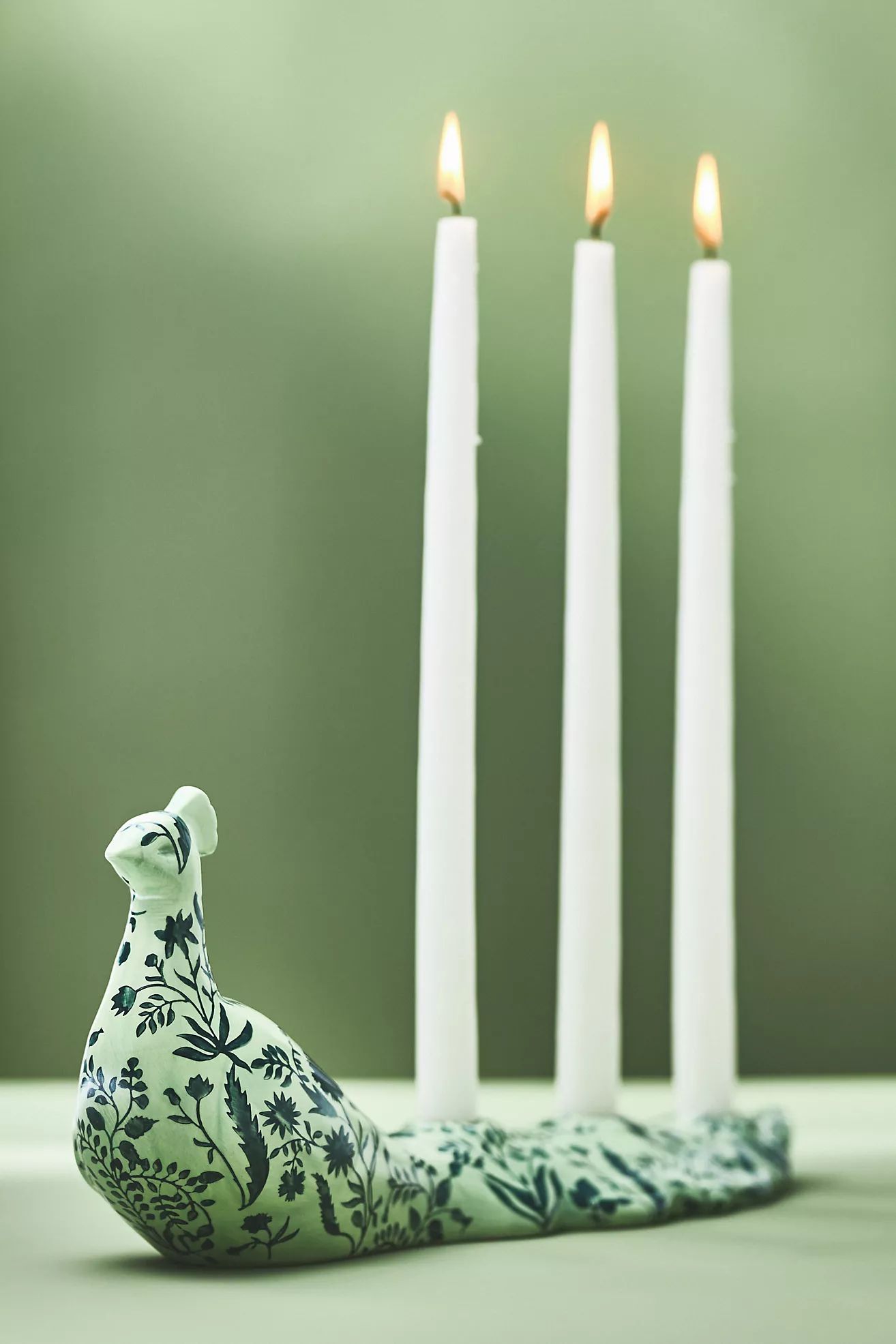 Peacock Candle Holder | Anthropologie (US)